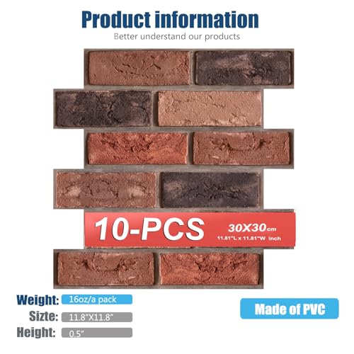 Faux Brick Wall Panels