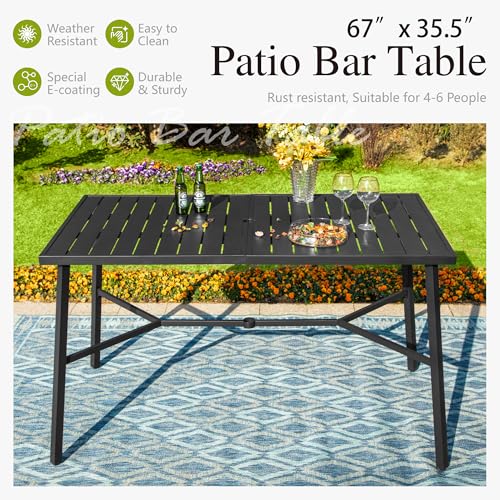 7 Piece Bar Height Outdoor Table and Chairs (7 Count)