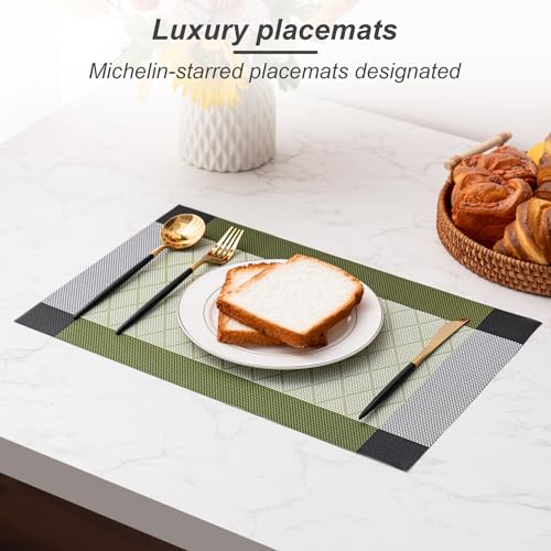 Placemats Set of 4 Washable Indoor (4 Count)