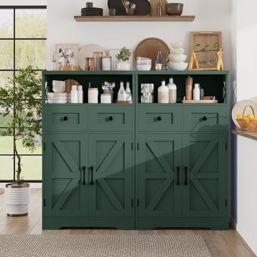 Farmhouse Storage Cabinet with Drawers