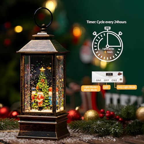 10'' Nutcracker Snow Globe
