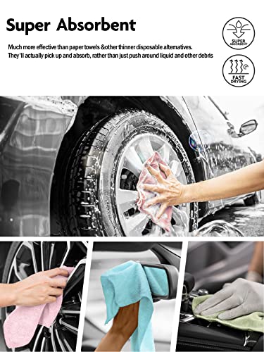 Microfiber Cleaning Cloth Roll (40 Count)