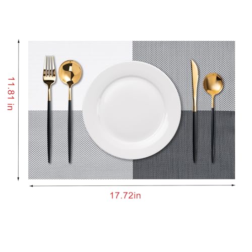 Placemats Set of 6 Washable Indoor (6 Count)