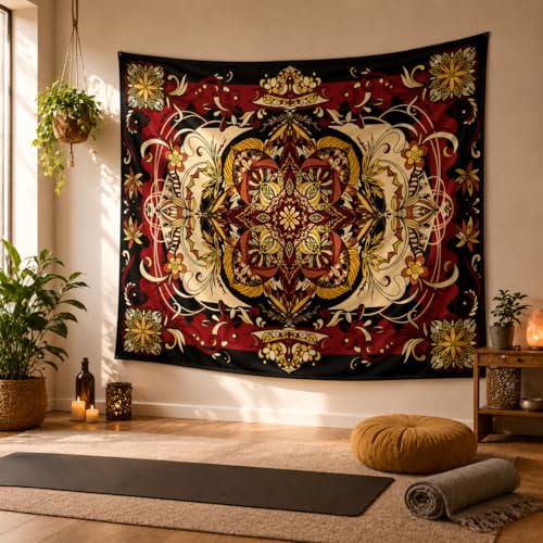 Red Moth Tapestry