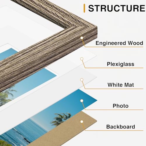 4x6 Picture Frames Set of 9 (9 Count)
