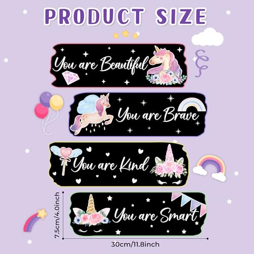 Glow in The Dark Stars Unicorn Wall Decals