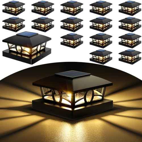 Solar Post Cap Lights (16 Count)
