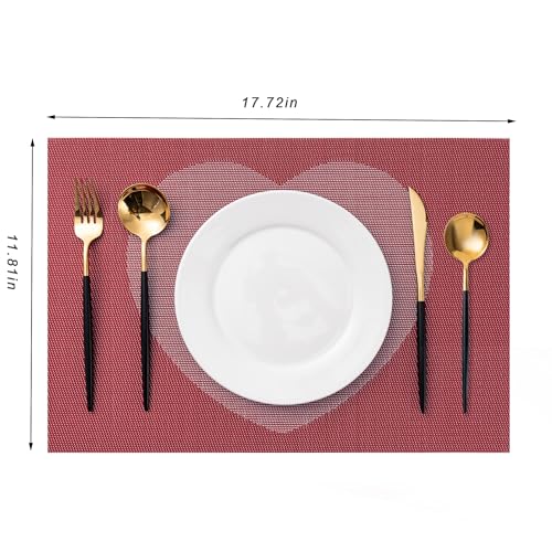 Placemats Set of 4 Washable Indoor (4 Count)