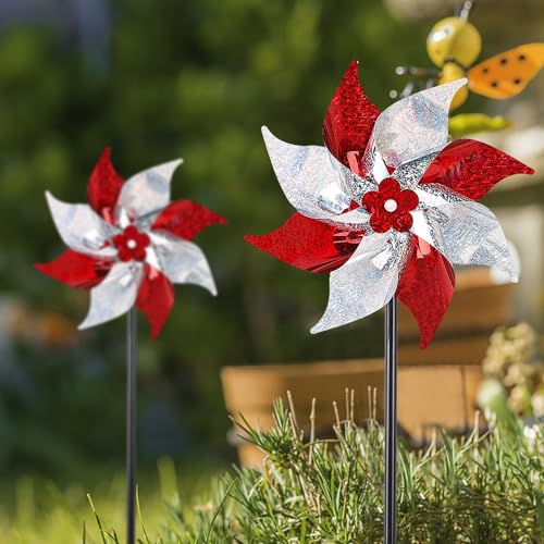 10 Pack Reflective Pinwheels (10 Count)
