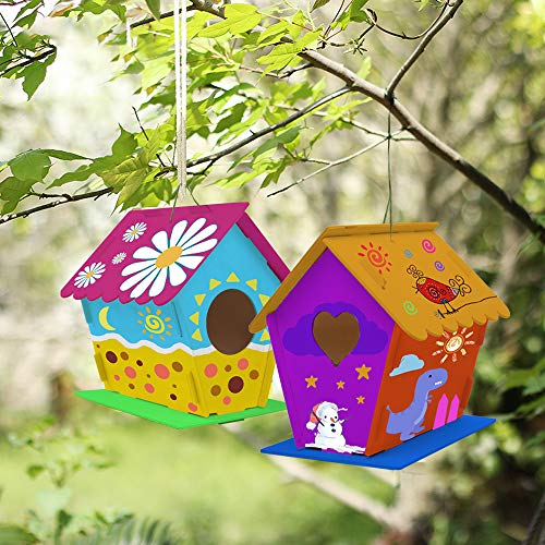 4 Pack Bird House Craft Kit
