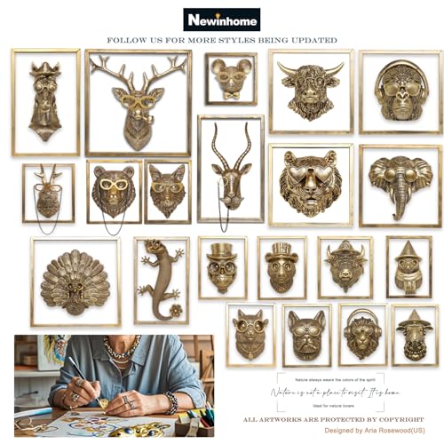 Animal Heads Wall Decor