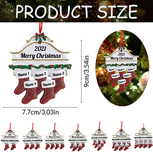 Personalized Christmas Ornaments Family of 2