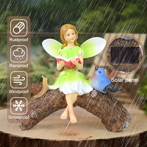 Garden Flower Fairy Statue Decor