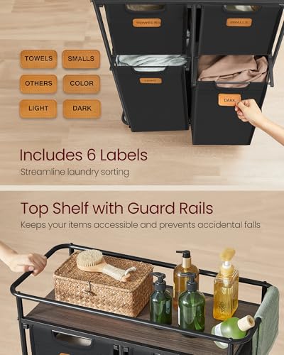 Laundry Sorter with Wheels