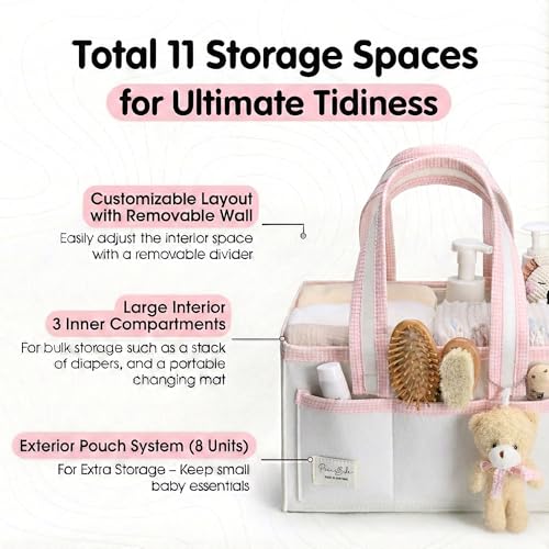 Baby Diaper Caddy Organizer