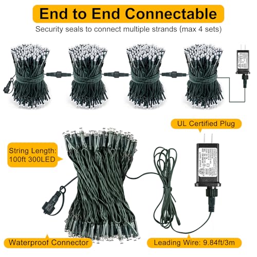 2 Pack Christmas Lights Outdoor