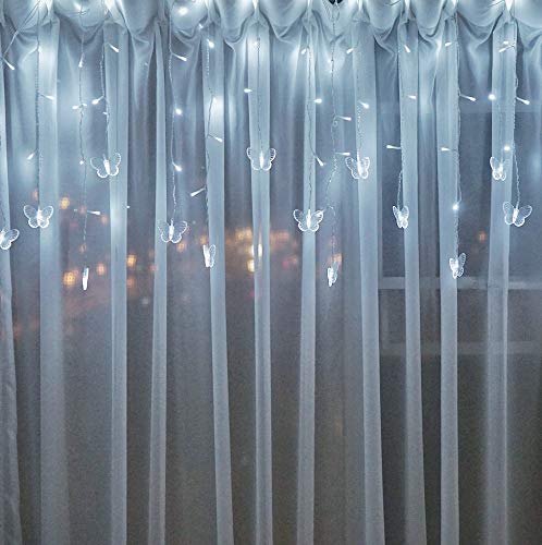 Butterfly Curtain Fairy Lights USB Plug in