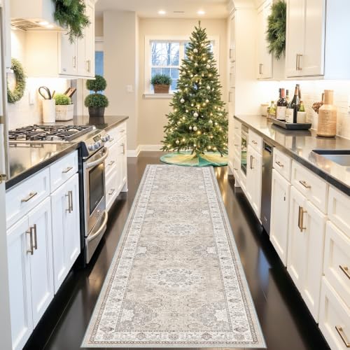 HY HAOYUNLAI Washable 2'6x8 Hallway Runner Rug Kitchen Non