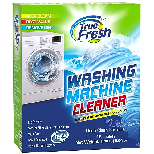Washing Machine Cleaner Descaler 15 Pack Tablets (15 Count)