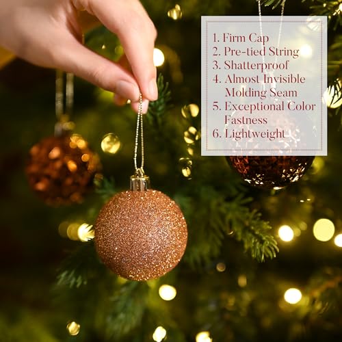 Christmas Tree Decorations Ornament Set for Fall Halloween (50 Count)