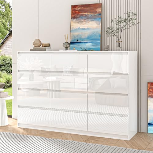 White Malm Dresser for Bedroom