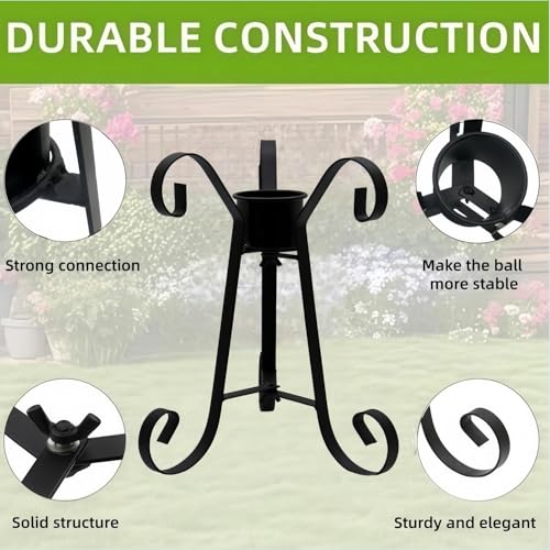 Metal Gazing Ball Stand