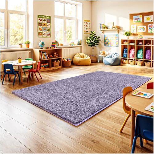Soft & Colorful 8' x 12' Kids Classroom Area Rug