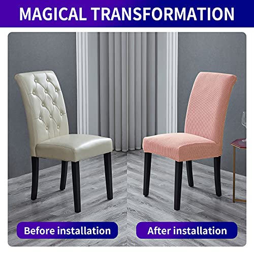 Stretch Chair Covers for Dining Room Set of 2