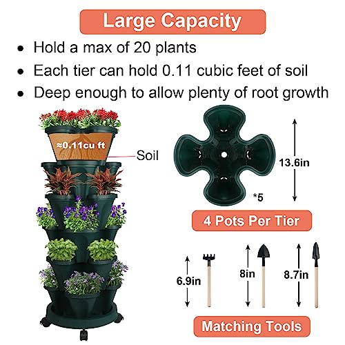 Vertical Planter Tower (2 Count)