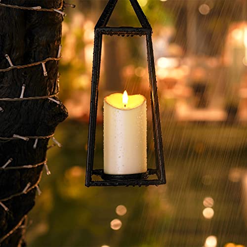 6”x3” Outdoor Waterproof Flameless Candles (2 Count)