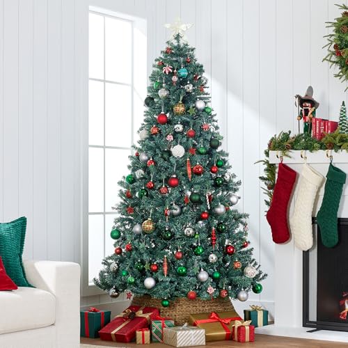 7.5ft Pre Lit Blue Spruce Christmas Tree