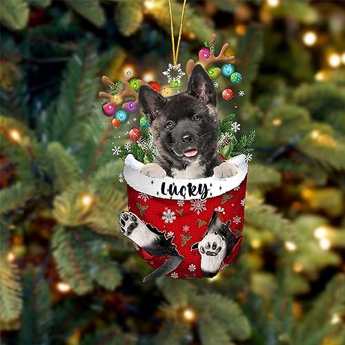 Akita Dog Christmas Ornament