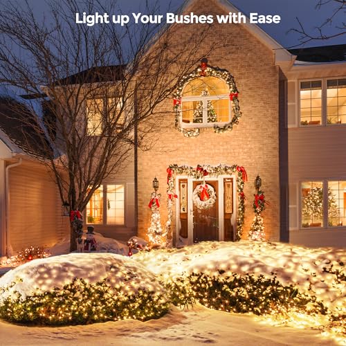 Outdoor Christmas Lights 200LED F8 Big Bulbs