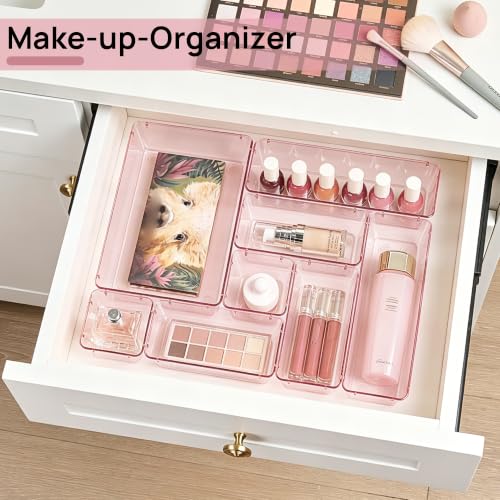 25 Pack Plastic Drawer Organizers with Non (25 Count)