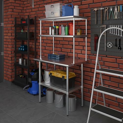 36 Inch Double Tier Overshelf
