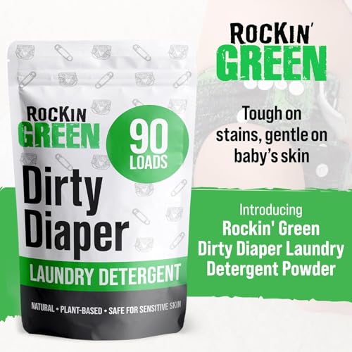 Baby Laundry Detergent Unscented Dirty Diaper 90 Loads (90 Ounce)