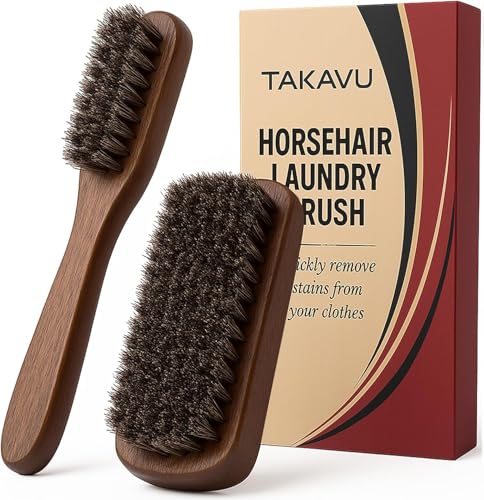 Horse Hair Laundry Brush Set of 2 (2 Count)