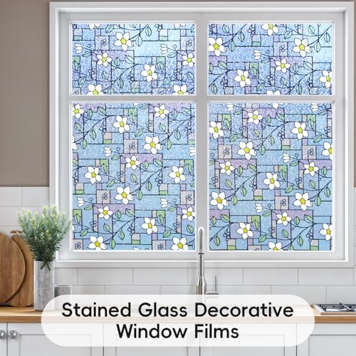 Stained Glass Window Film (3.86 Sq Ft)