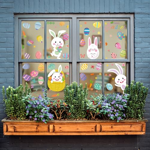 184 PCS Easter Window Clings (12 Count)