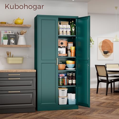 71" Tall Metal Kitchen Pantry Cabinet