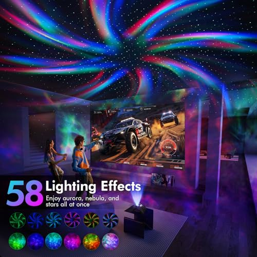 Dual Lens Galaxy Star Projector
