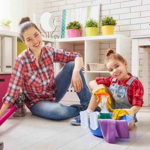 12 Pcs Scrub Brush Bulk for Cleaning with Handle