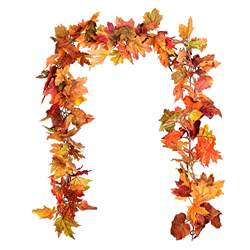2 Pack Fall Garland Maple Leaf