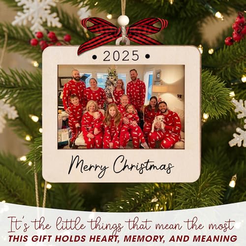2025 Christmas Ornament Picture Frame