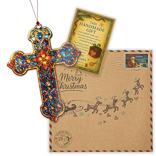 Nativity Cross Christmas Ornament 2026