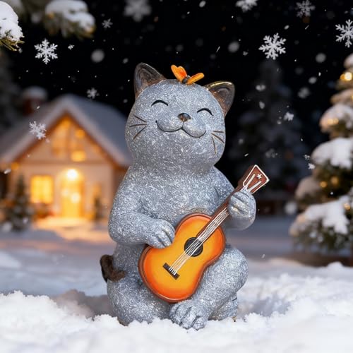 Cat Garden Statue Outdoor Decor