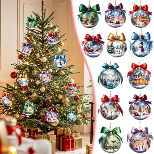 12 Pcs Christmas Decorations Set