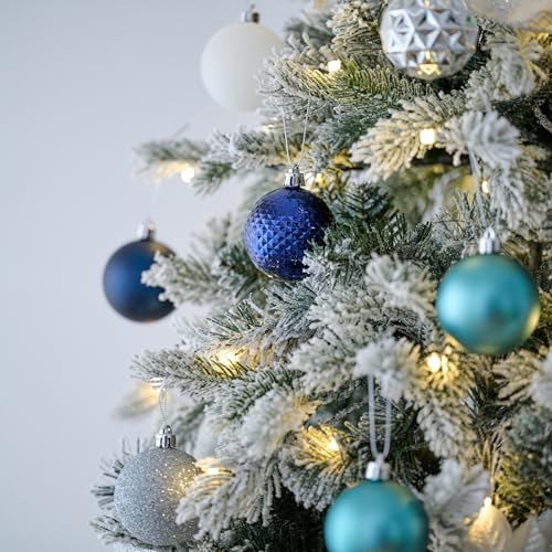 50ct Christmas Tree Decorations Ball Ornaments 2.36 Inches (50 Count)