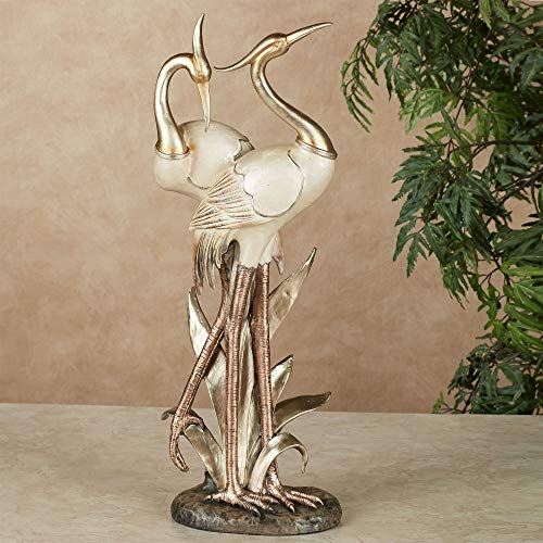 Pretty Pose Double Crane Table Sculpture