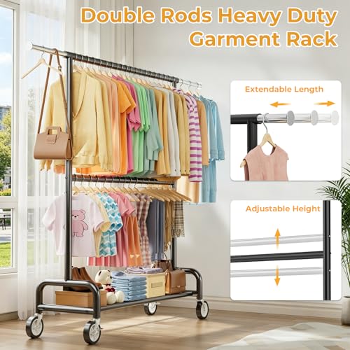 Heavy Duty Clothes Rack Load 860LBS